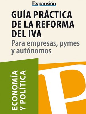 cover image of Guía práctica de la reforma del IVA